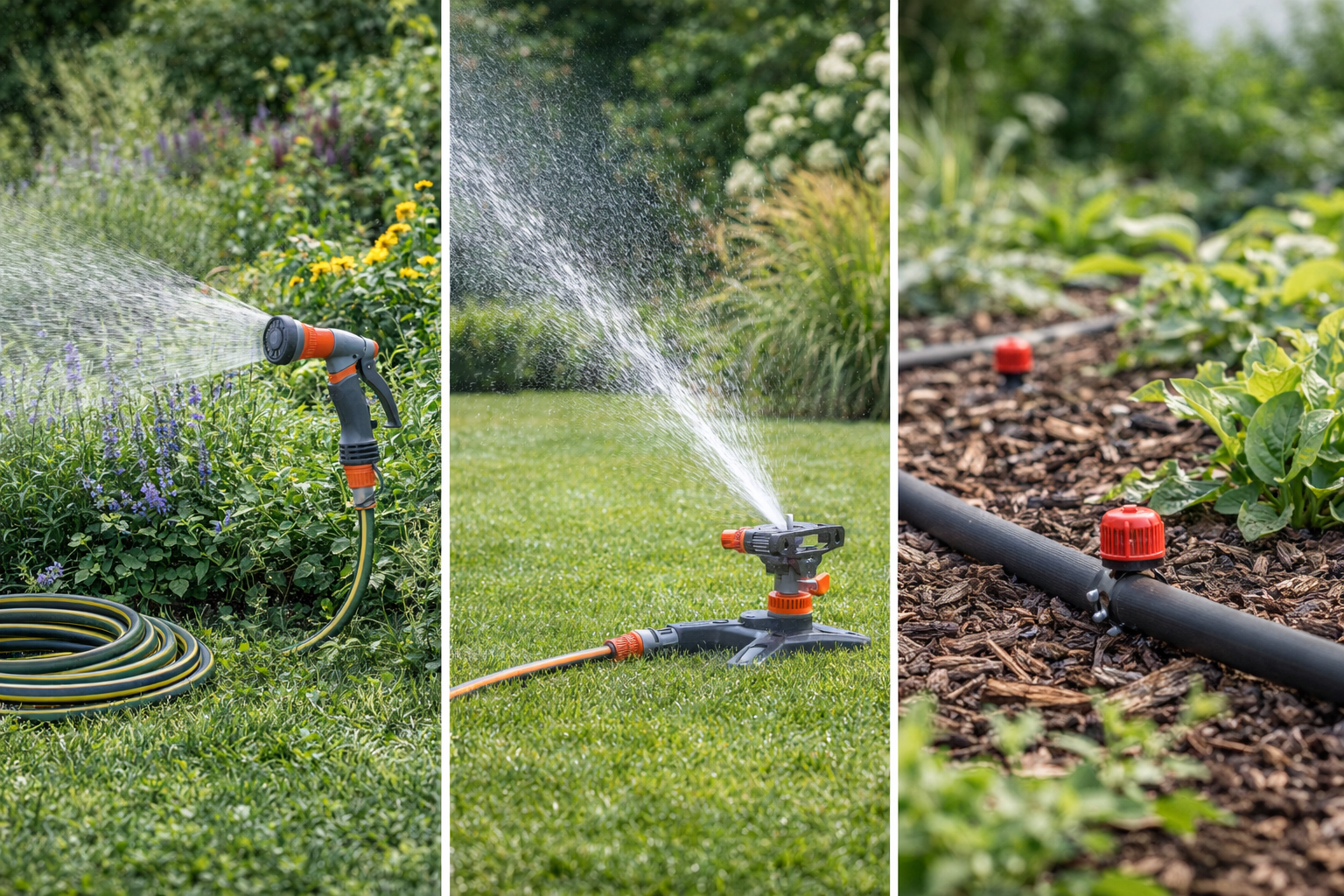 Nawadnianie ogrodu: porównanie systemów (wąż, zraszacze, linie kroplujące) i dobór do potrzeb